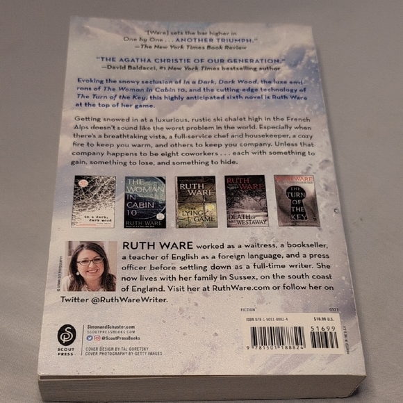 One by One by Ruth Ware Paperback - Picture 2 of 4